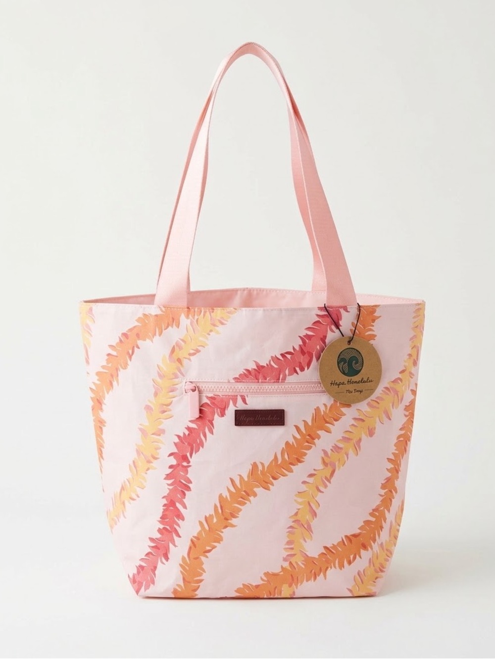 Adventures Hawaii Aloha Pink Floral Tote Bag